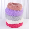 In stock: long-haired plush round cat beds, winter deep sleep pet warm beds, four-season popular milk stomping beds, dog beds details Picture